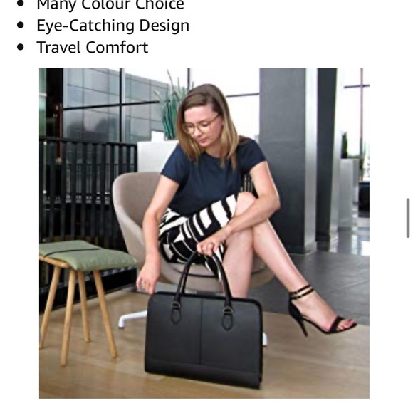 Su.B.dgn 15.6in Leather Laptop Bag-Made in Italy - Picture 6 of 6